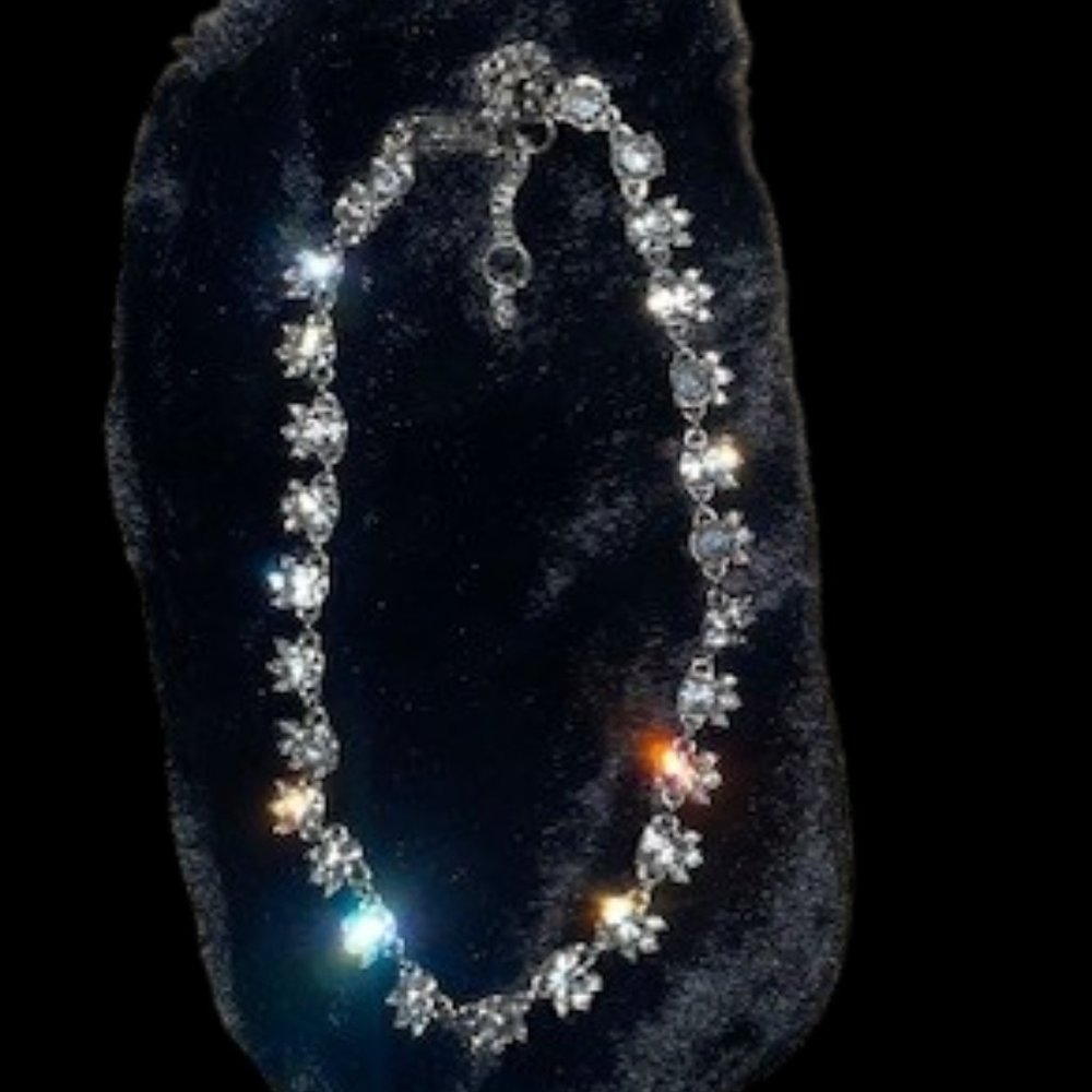 Givenchy Faceted Crystal Choker Necklace